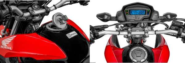 honda bros 160 2015 painel